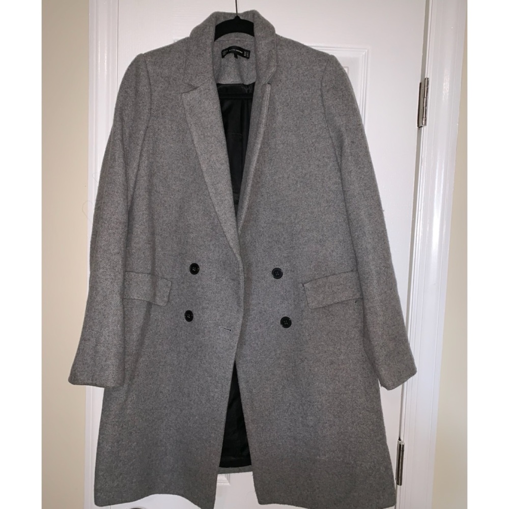 Zara Grey Long Coat